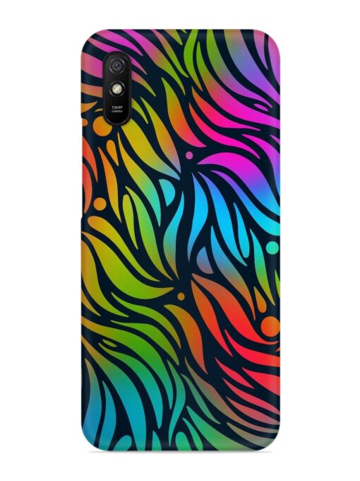 Abstract Leaf Design Snap Case for Xiaomi Redmi 9I Zapvi