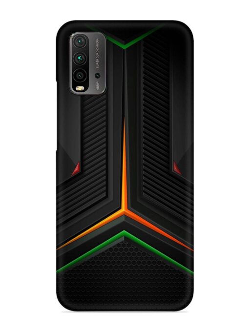 Orange Triangle Light Snap Case for Xiaomi Redmi 9 Power