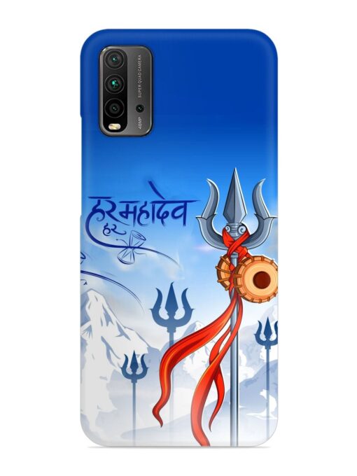 Har Har Mahadev Trishul Snap Case for Xiaomi Redmi 9 Power Zapvi