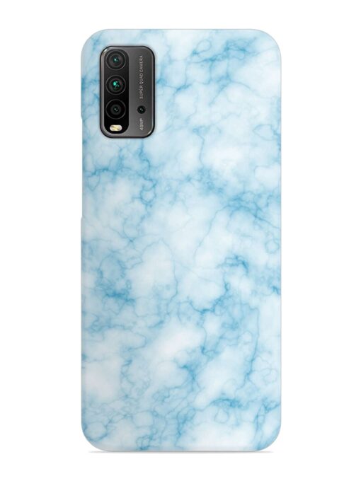 Blue White Natural Marble Snap Case for Xiaomi Redmi 9 Power