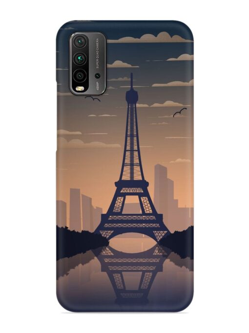 France Paris Eiffel Tower Gradient Snap Case for Xiaomi Redmi 9 Power