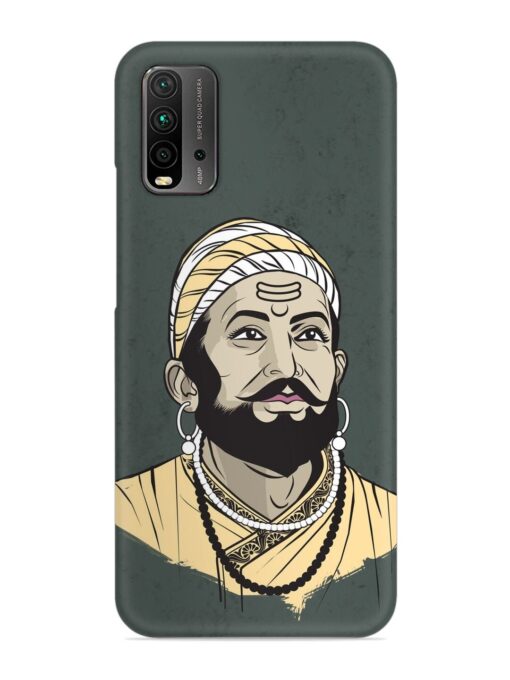 Shivaji Maharaj Vector Art Snap Case for Xiaomi Redmi 9 Power