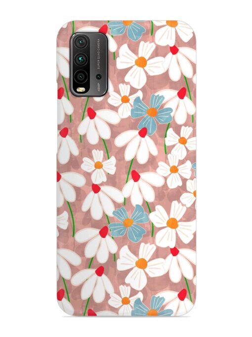 Abstract Petal Flowers Snap Case for Xiaomi Redmi 9 Power