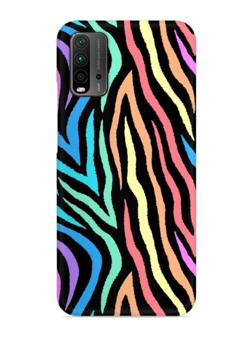 Colorful Abstract Zebra Snap Case for Xiaomi Redmi 9 Power