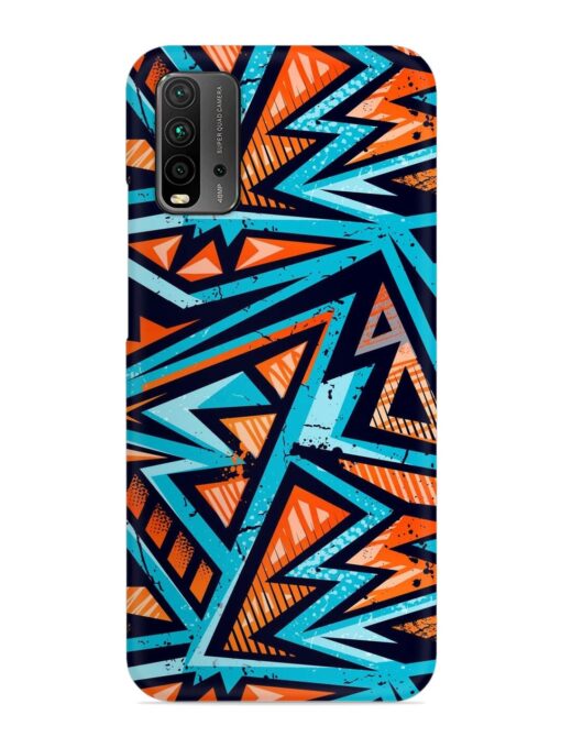 Abstract Seamless Grunge Snap Case for Xiaomi Redmi 9 Power Zapvi