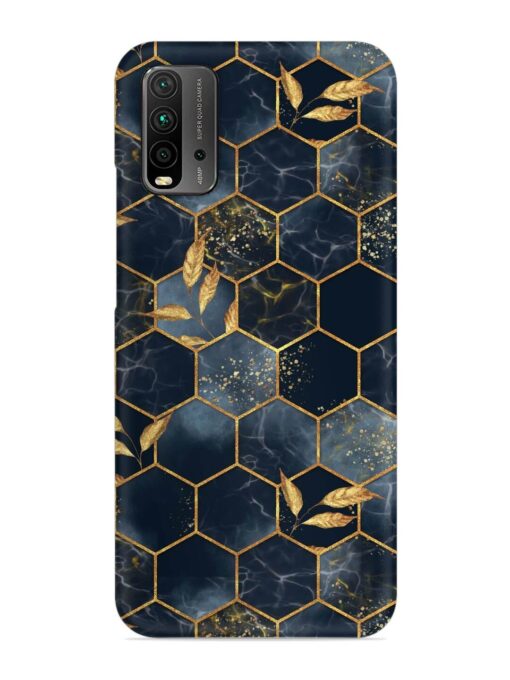 Marble Hexagon Seamless Snap Case for Xiaomi Redmi 9 Power