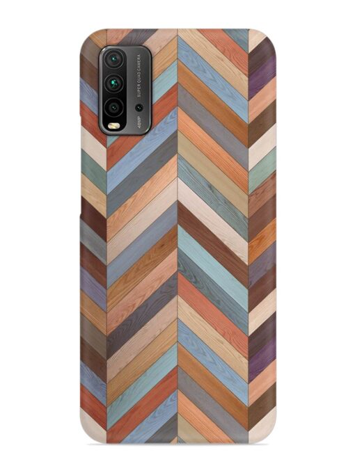 Seamless Wood Parquet Snap Case for Xiaomi Redmi 9 Power