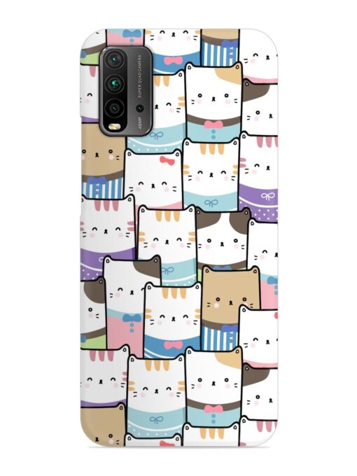 Cute Adorable Cat Snap Case for Xiaomi Redmi 9 Power