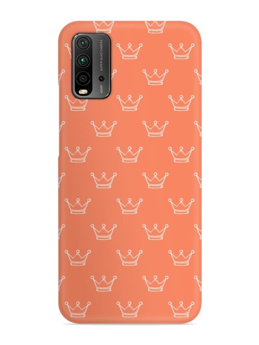 Hand Drawn Crown Snap Case for Xiaomi Redmi 9 Power