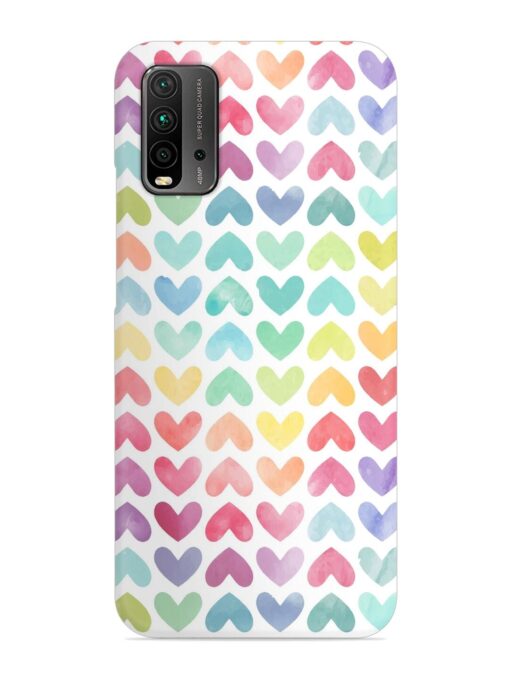 Seamless Colorful Watercolor Snap Case for Xiaomi Redmi 9 Power