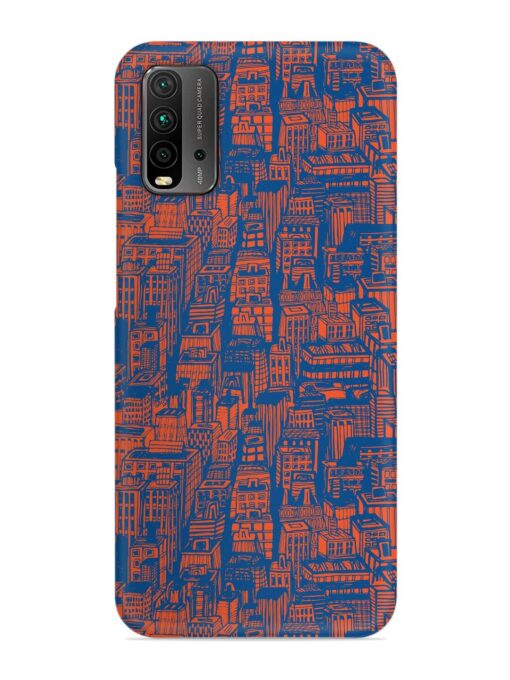 Hand Drawn Seamless Snap Case for Xiaomi Redmi 9 Power Zapvi