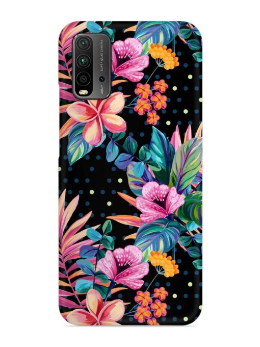 Seamless Floral Pattern Snap Case for Xiaomi Redmi 9 Power Zapvi