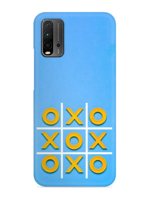 Yellow Plastic Crosses Snap Case for Xiaomi Redmi 9 Power Zapvi