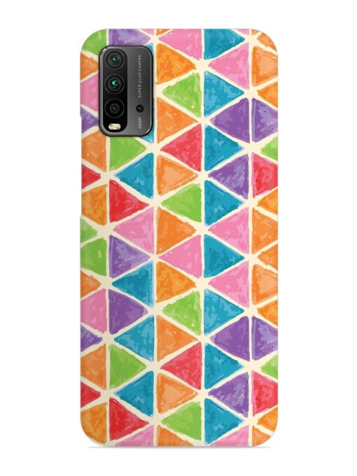 Seamless Colorful Isometric Snap Case for Xiaomi Redmi 9 Power