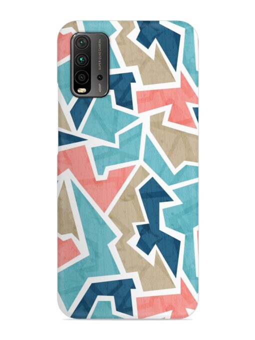 Vintage Geometric Triangle Snap Case for Xiaomi Redmi 9 Power