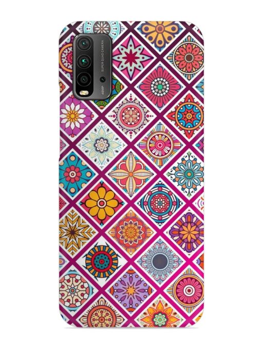 Seamless Tile Pattern Snap Case for Xiaomi Redmi 9 Power Zapvi