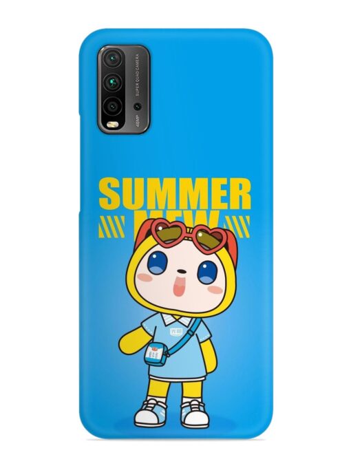 Summer Mew Cartoon Snap Case for Xiaomi Redmi 9 Power