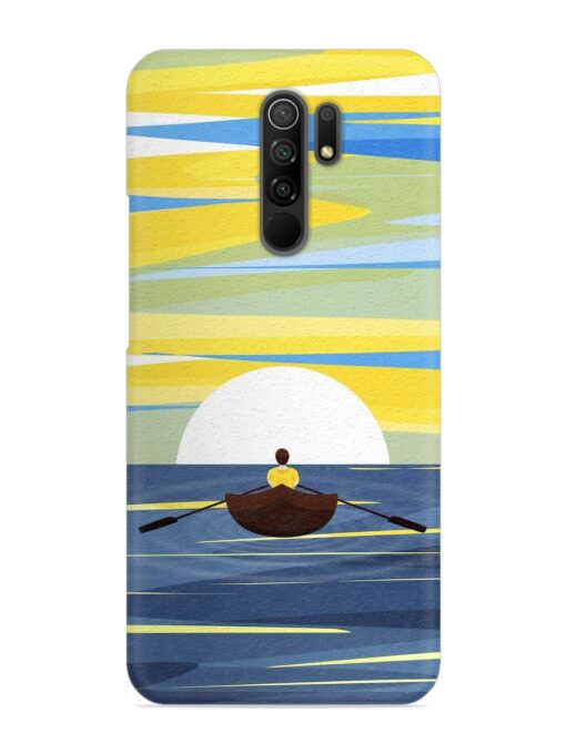 Rowing Person Ferry Paddle Snap Case for Xiaomi Redmi 9 Prime Zapvi