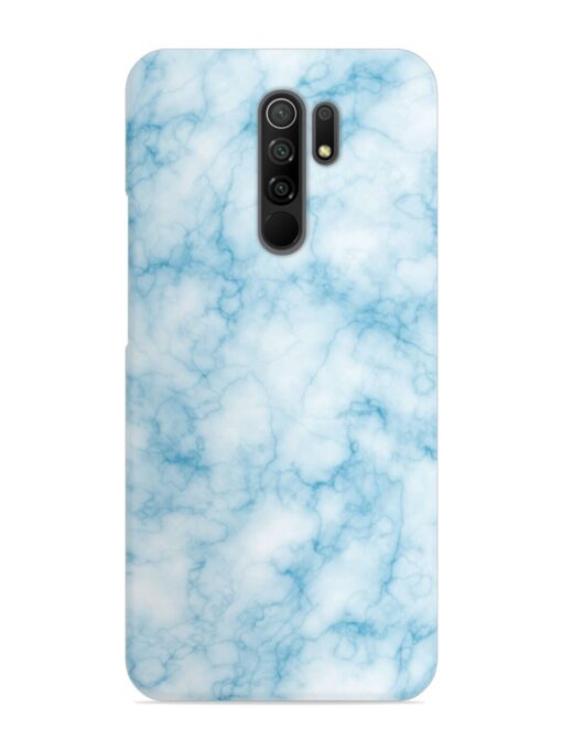 Blue White Natural Marble Snap Case for Xiaomi Redmi 9 Prime