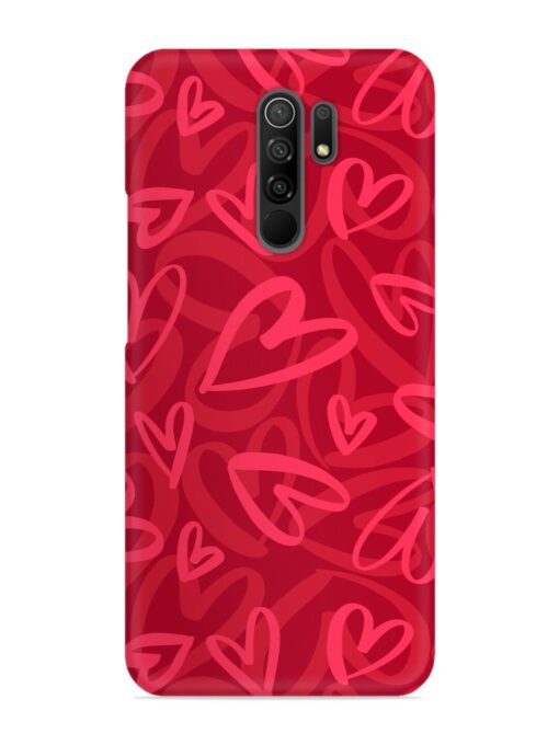 Seamless Romantic Pattern Snap Case for Xiaomi Redmi 9 Prime