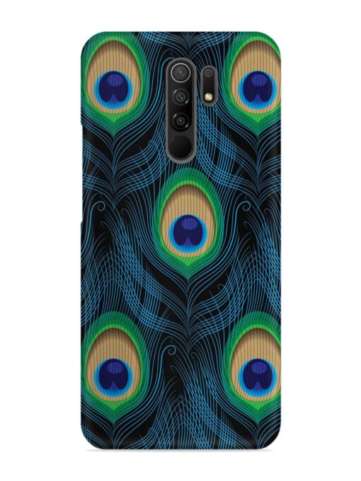 Seamless Pattern Peacock Snap Case for Xiaomi Redmi 9 Prime