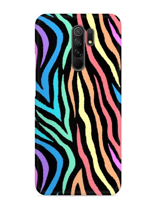 Colorful Abstract Zebra Snap Case for Xiaomi Redmi 9 Prime