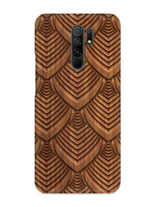 Carved Pattern On Snap Case for Xiaomi Redmi 9 Prime Zapvi