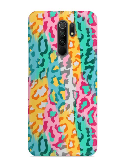 Seamless Vector Colorful Snap Case for Xiaomi Redmi 9 Prime Zapvi