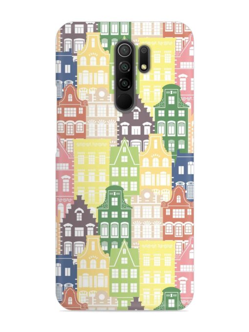 Seamless Shapes Pattern Snap Case for Xiaomi Redmi 9 Prime Zapvi