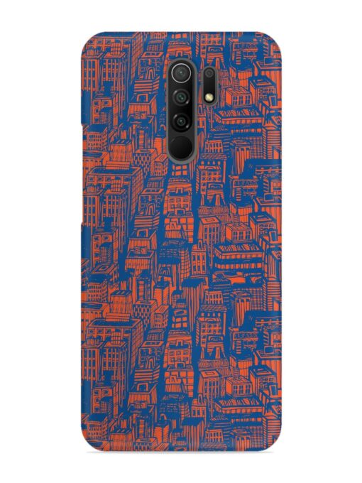 Hand Drawn Seamless Snap Case for Xiaomi Redmi 9 Prime