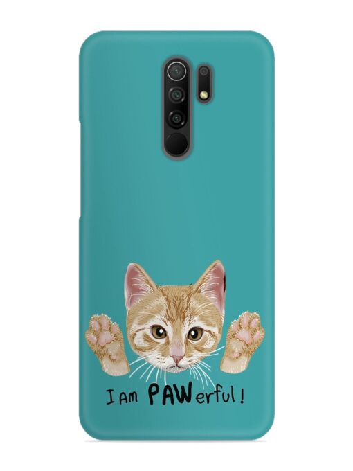 Typography Slogan Cat Snap Case for Xiaomi Redmi 9 Prime