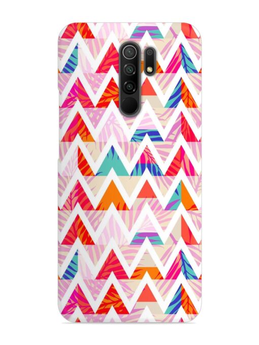 Abstract Triangle Background Snap Case for Xiaomi Redmi 9 Prime