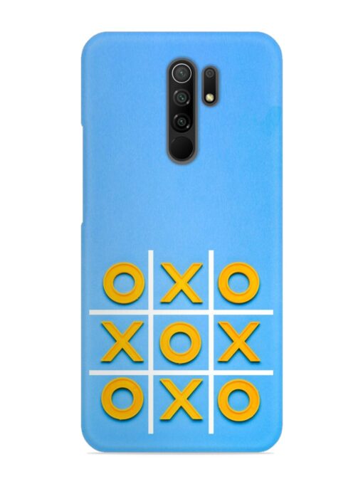 Yellow Plastic Crosses Snap Case for Xiaomi Redmi 9 Prime