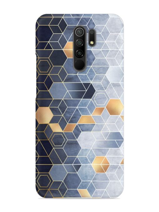 Geometric Abstraction Hexagons Snap Case for Xiaomi Redmi 9 Prime Zapvi