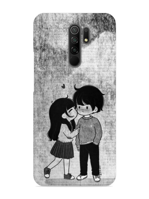 Couple Love Highlights Snap Case for Xiaomi Redmi 9 Prime Zapvi