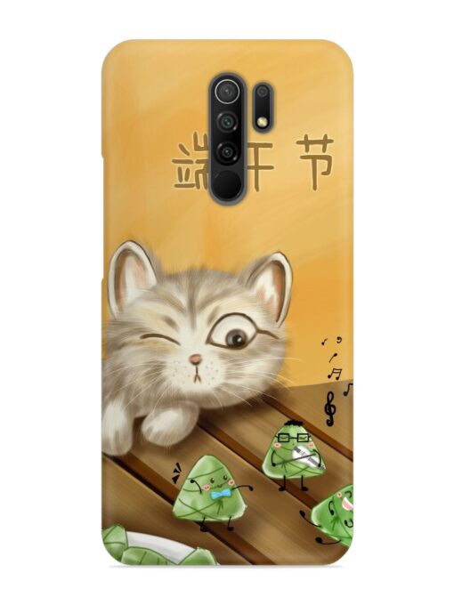 Cat Scorpion Dancing Snap Case for Xiaomi Redmi 9 Prime