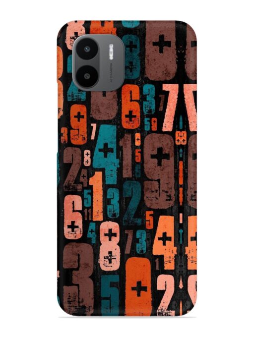 0 To 9 Art Snap Case for Xiaomi Redmi A1 (2022) Zapvi