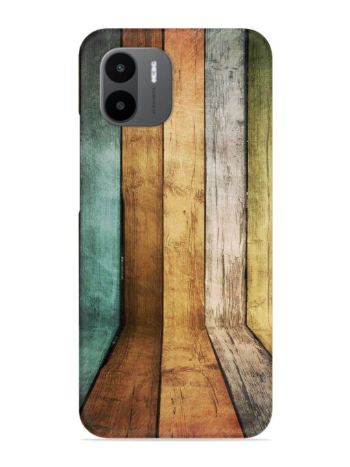 Wooden Realistic Art Snap Case for Xiaomi Redmi A1 (2022) Zapvi