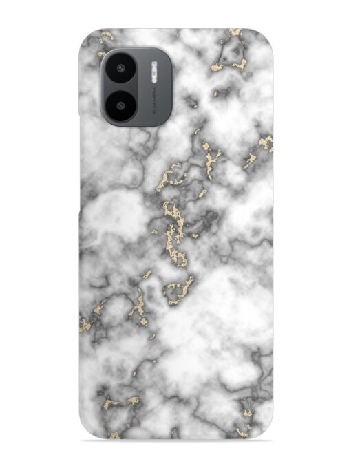 Gray And Gold Marble Snap Case for Xiaomi Redmi A1 (2022)