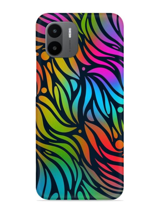 Abstract Leaf Design Snap Case for Xiaomi Redmi A1 (2022) Zapvi