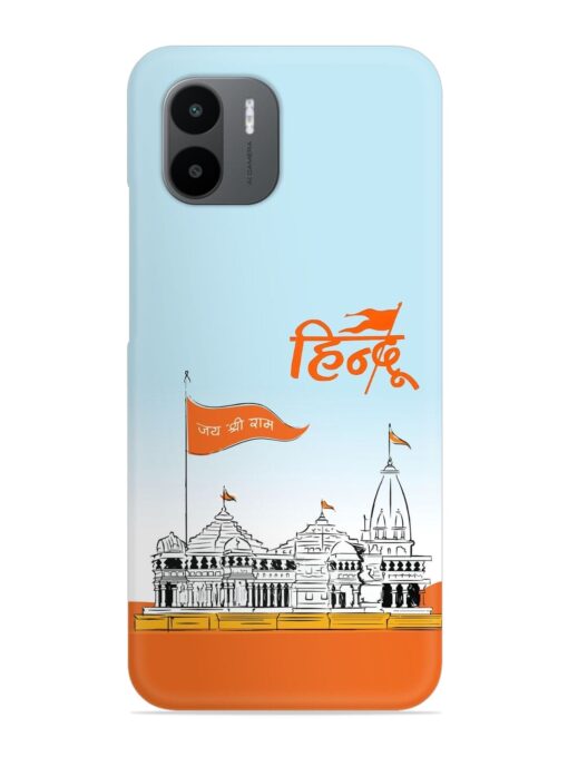 Ram Mandir Hindu Snap Case for Xiaomi Redmi A1 (2022) Zapvi