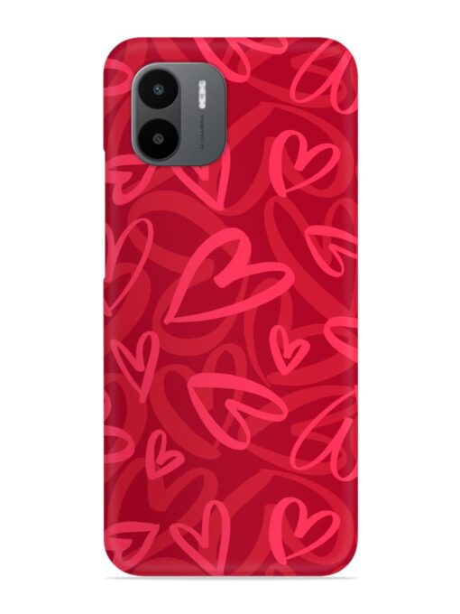 Seamless Romantic Pattern Snap Case for Xiaomi Redmi A1 (2022)