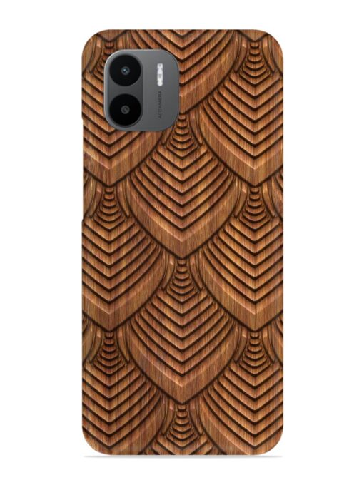 Carved Pattern On Snap Case for Xiaomi Redmi A1 (2022)