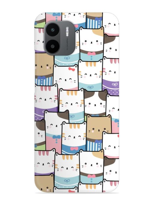 Cute Adorable Cat Snap Case for Xiaomi Redmi A1 (2022)