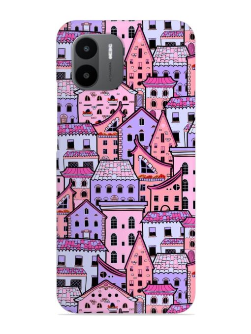 Seamless Pattern Houses Snap Case for Xiaomi Redmi A1 (2022)