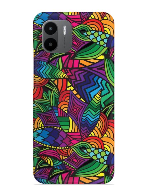 Abstract Multicolor Seamless Snap Case for Xiaomi Redmi A1 (2022)