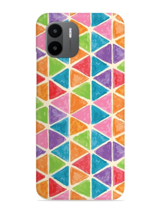 Seamless Colorful Isometric Snap Case for Xiaomi Redmi A1 (2022) Zapvi