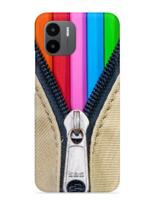 Zip In Color Snap Case for Xiaomi Redmi A1 (2022) Zapvi