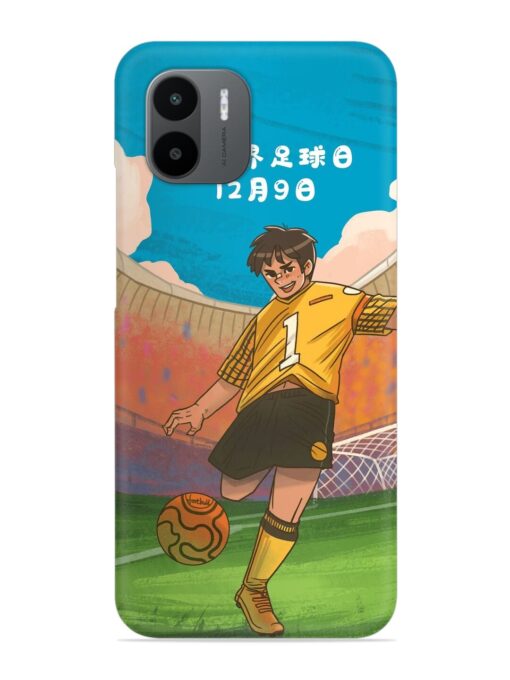 Soccer Kick Snap Case for Xiaomi Redmi A1 (2022)