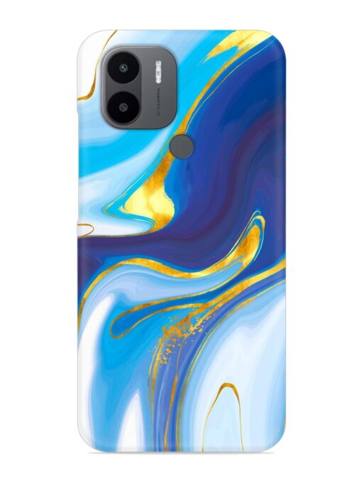 Watercolor Background With Golden Foil Snap Case for Xiaomi Redmi A1 Plus